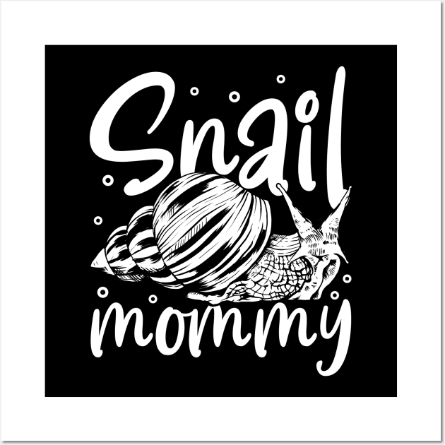 Snail lover - Snail Mommy Wall Art by Modern Medieval Design